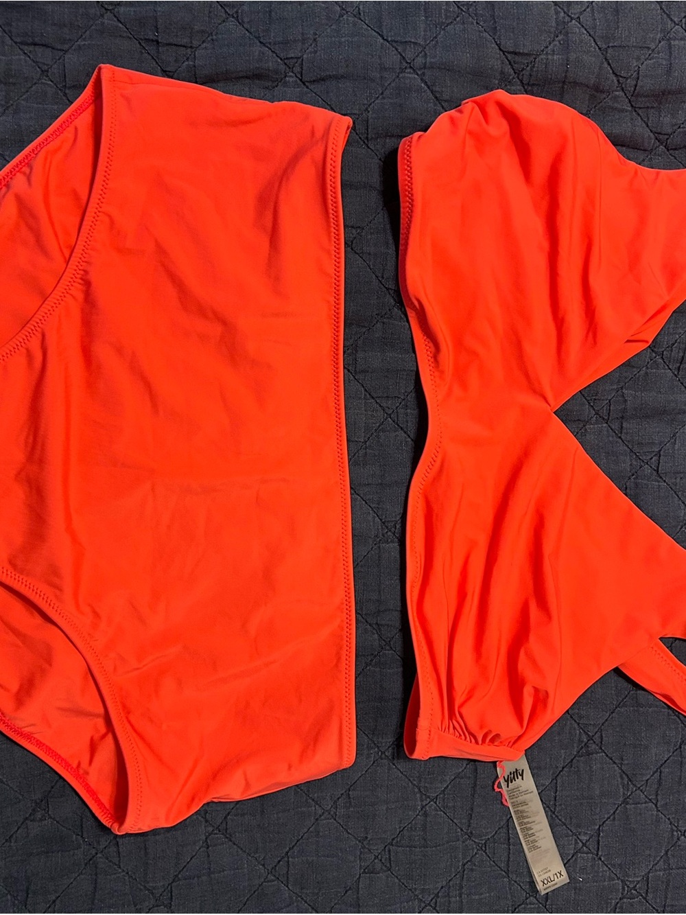 YITTY Neon Orange Bikini Set